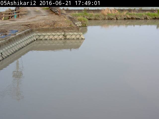 芦刈第二排水機場の平常時の画像です