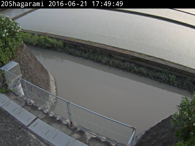 社搦排水機場の平常時の画像です