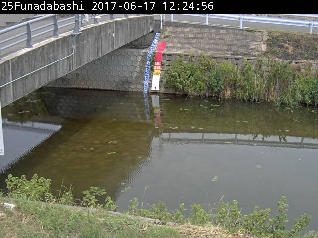 船田橋の平常時の画像です